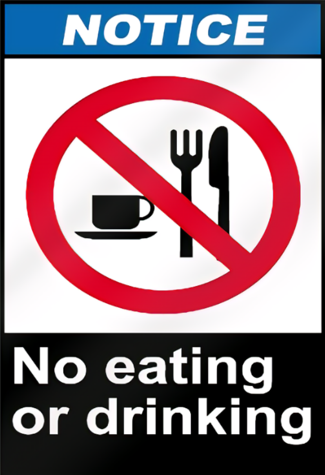 Notice: No eating or drinking allowed on the shuttle buses.
