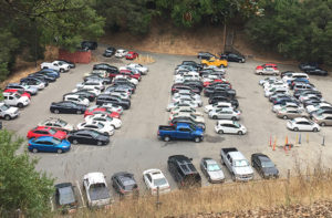 cars in parking dot D